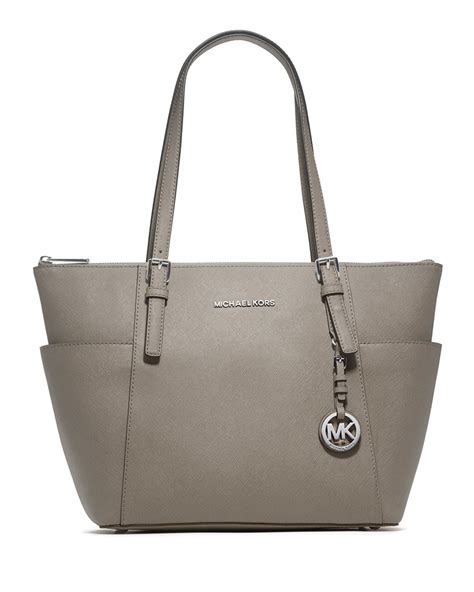 amazon black and grey jet set michael kors tote|Michael Kors jet set luggage.